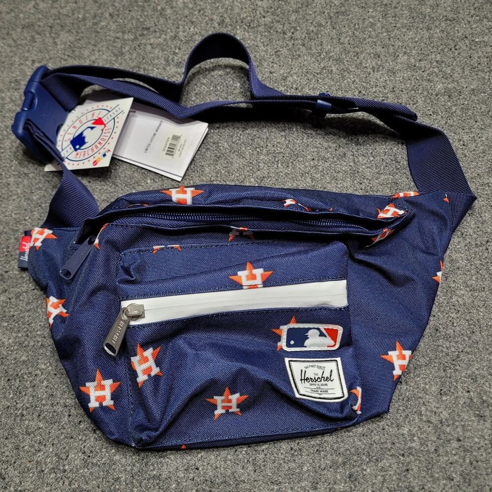 Herschel Houston Astros Bag Adult Blue Seventeen Hip Pack Fanny Waist MLB AOP
